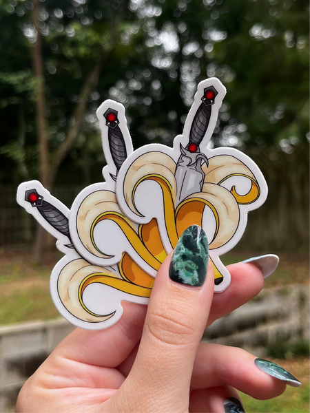 Banana Dagger Sticker / Magnet