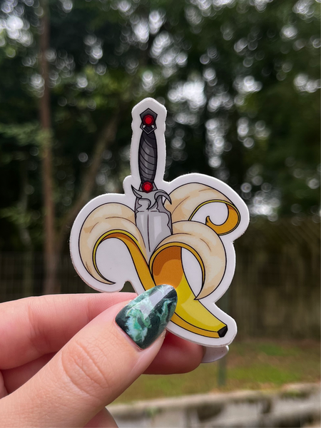 Banana Dagger Sticker / Magnet