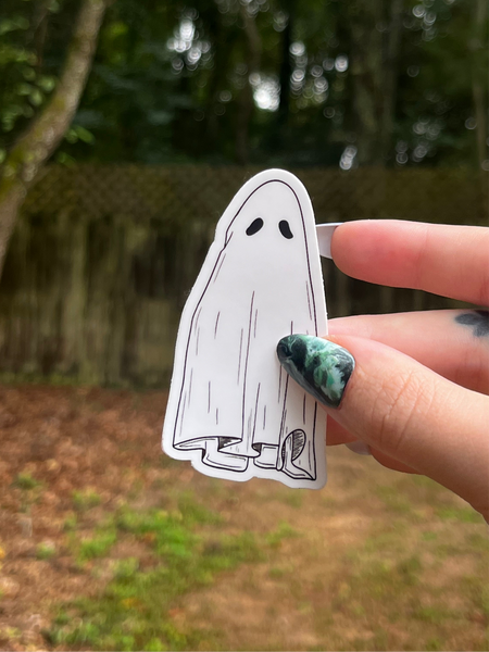 Holographic Ghost Sticker / Magnet