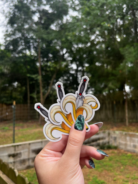 Banana Dagger Sticker / Magnet