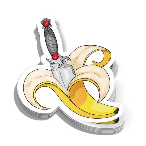 Banana Dagger Sticker / Magnet Wholesale