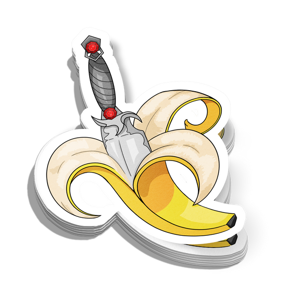 Banana Dagger Sticker / Magnet