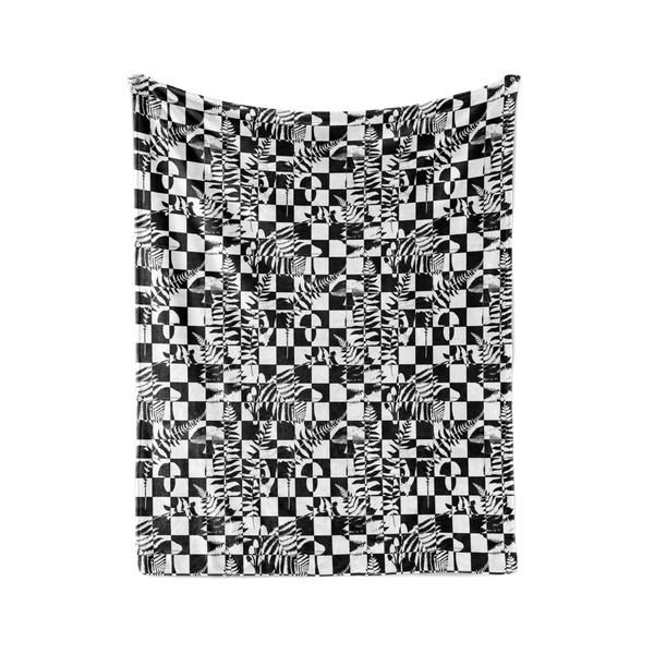 Checkerboard Forest Blanket