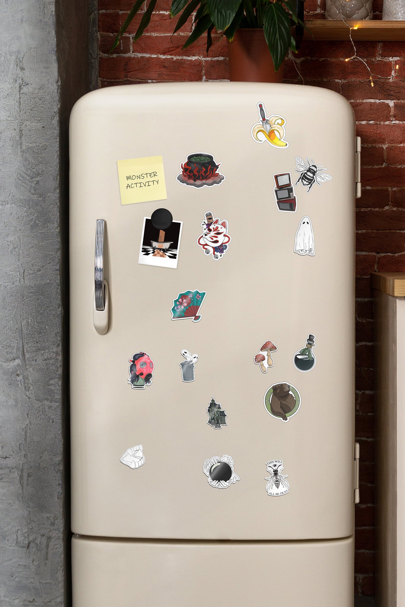 Trash Ghosts Sticker / Magnet