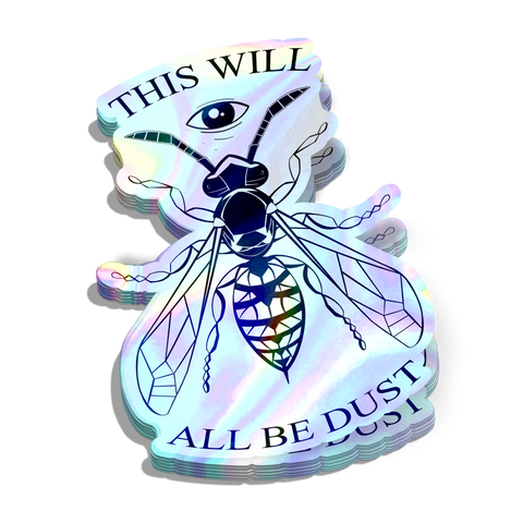 Holographic Wasp Sticker / Magnet Wholesale