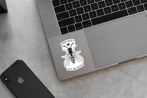 Holographic Wasp Sticker / Magnet