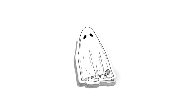 Holographic Ghost Sticker / Magnet